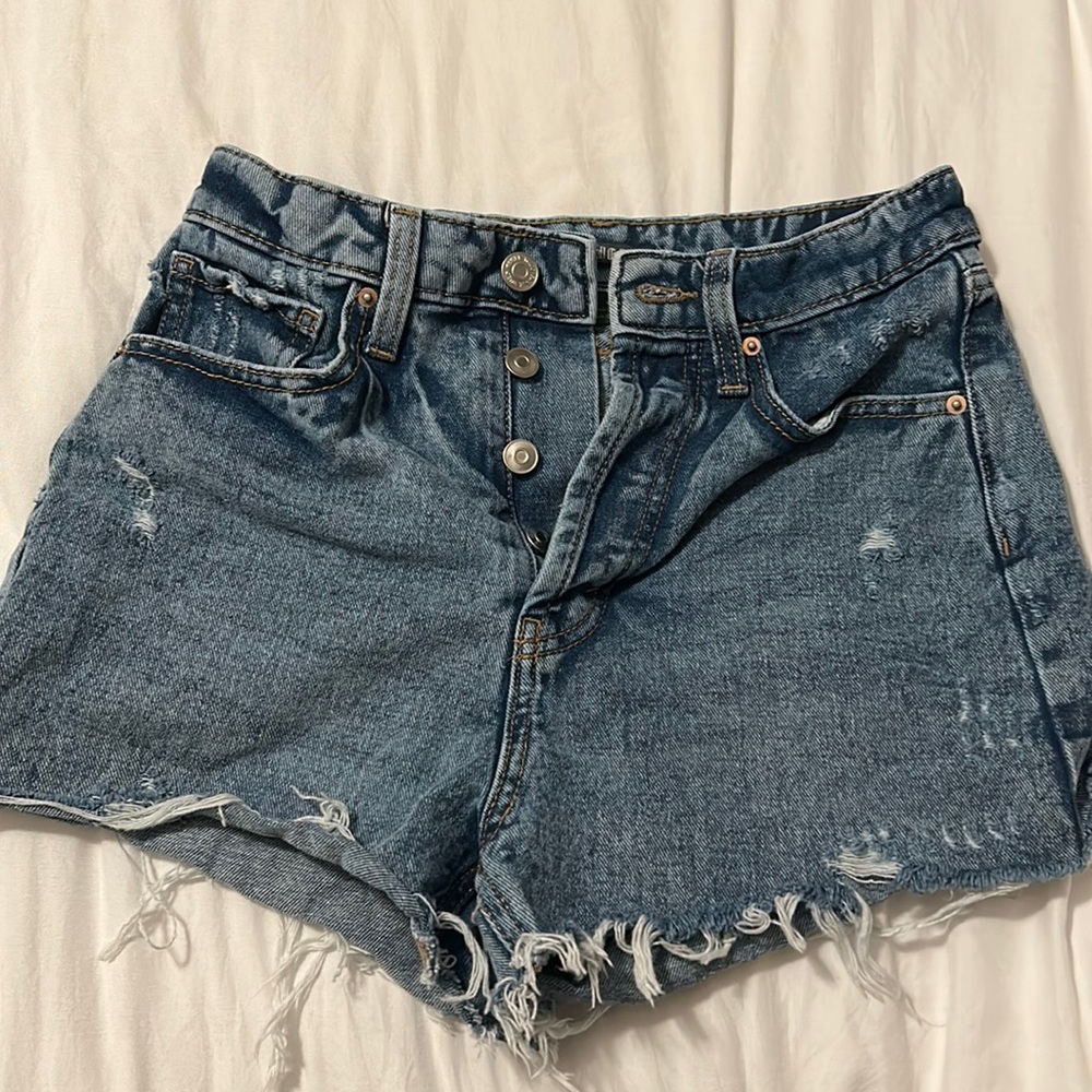 The comfiest and most flattering denim shorts I have ever owned in size 0!